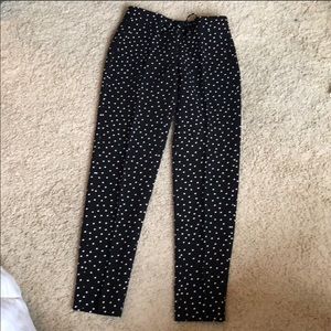 Ann Taylor Polka Dot Dress Pants